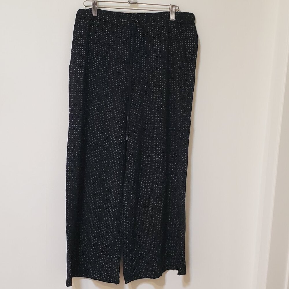 Eileen Fisher Wide Leg High Waist Crop Pant